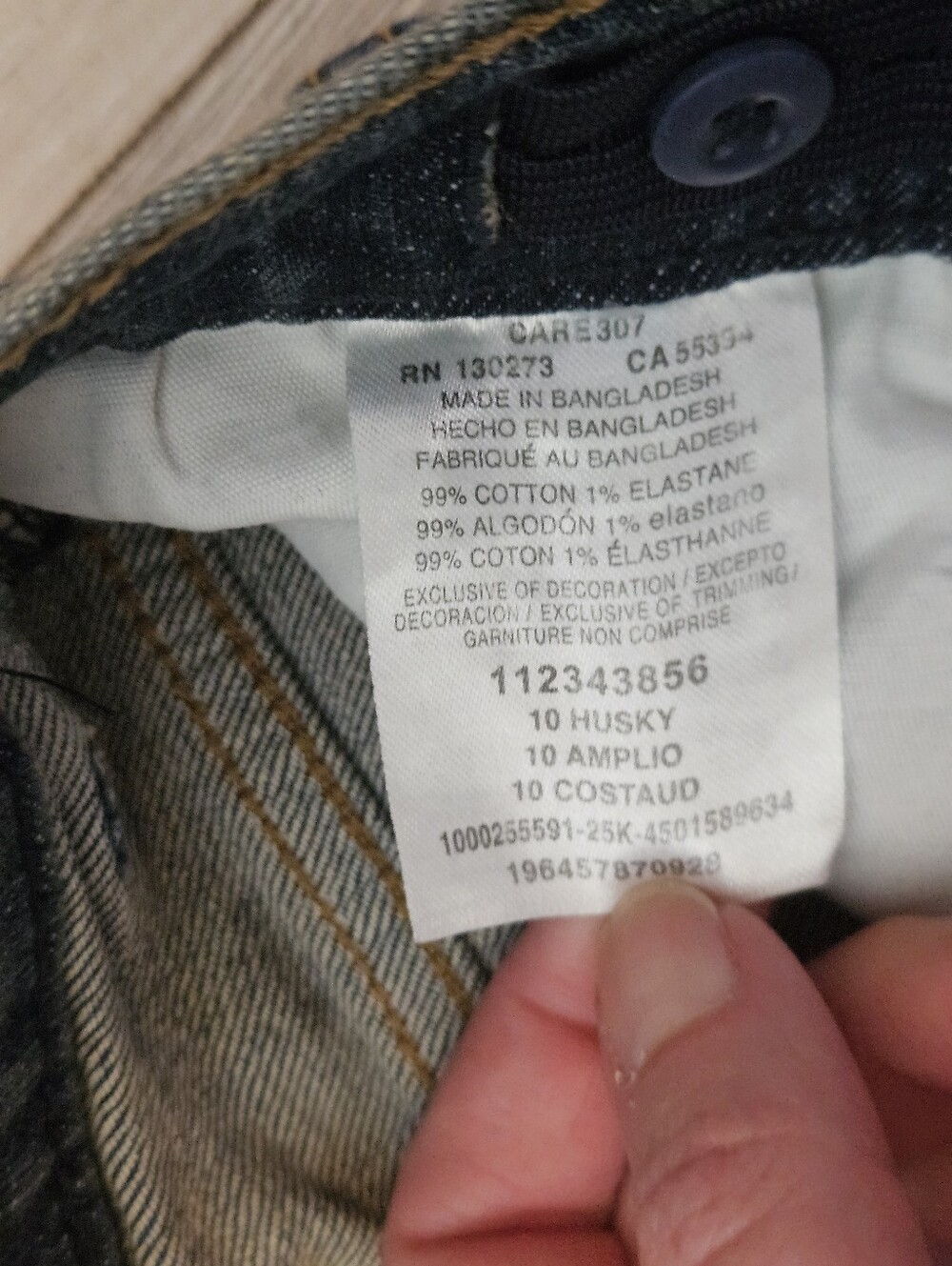 NWT Wrangler Five Star Boys Jeans Size 10 Husky Blue Denim Bootcut - Picture 4 of 11
